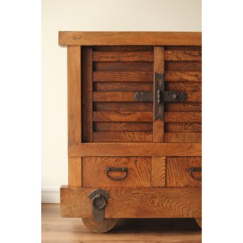 欅玉杢の小型車箪笥　C408 