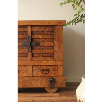 欅玉杢の小型車箪笥　C408 