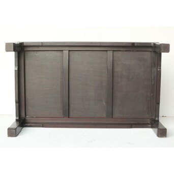 紫檀意 唐木卓 文机　X385 