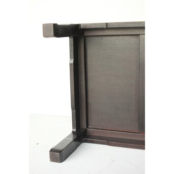 紫檀意 唐木卓 文机　X385 