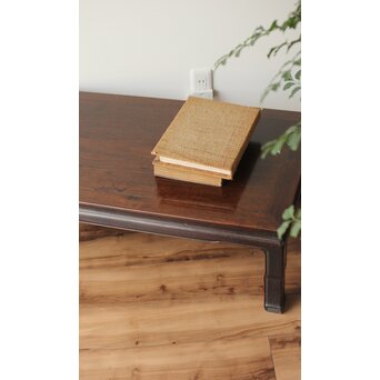 紫檀意 唐木卓 文机　X385 