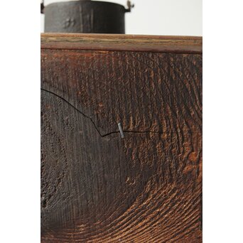 古木 朽木火鉢 瓶掛　X386 