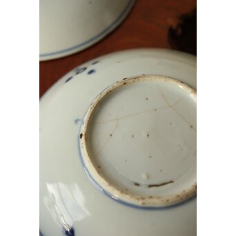 蓬莱山 古染付 小皿 4枚1組　P373 