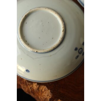 蓬莱山 古染付 小皿 4枚1組　P373 