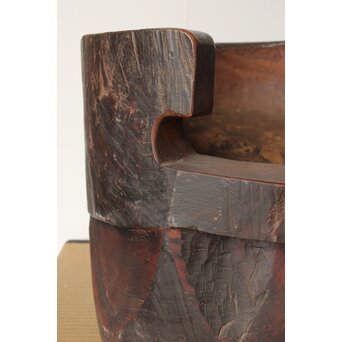民藝 欅の臼の椅子　X388 