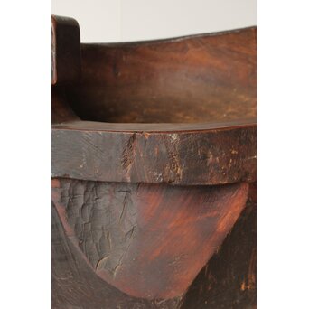 民藝 欅の臼の椅子　X388 