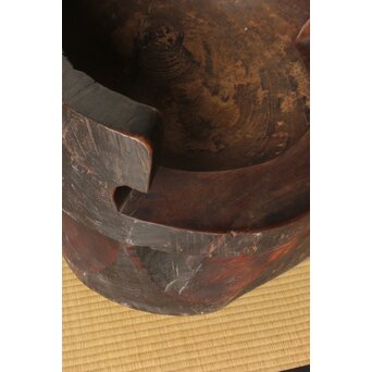 民藝 欅の臼の椅子　X388 