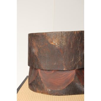 民藝 欅の臼の椅子　X388 