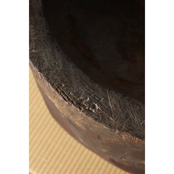 民藝 欅の臼の椅子　X388 