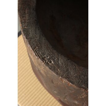 民藝 欅の臼の椅子　X388 