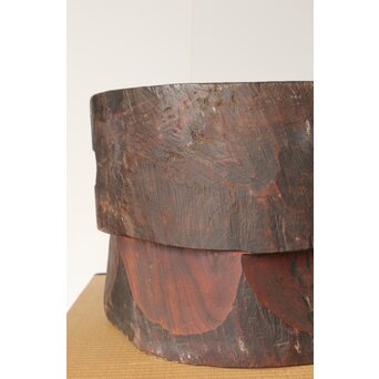 民藝 欅の臼の椅子　X388 