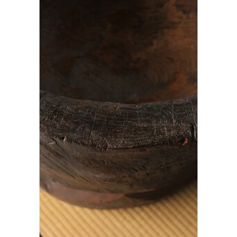 民藝 欅の臼の椅子　X388 