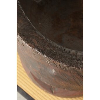 民藝 欅の臼の椅子　X388 