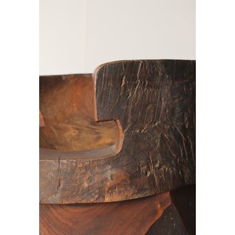 民藝 欅の臼の椅子　X388 