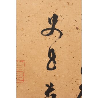 辻本史邑【活華自娯】横額扁額まくり 書　Z360 