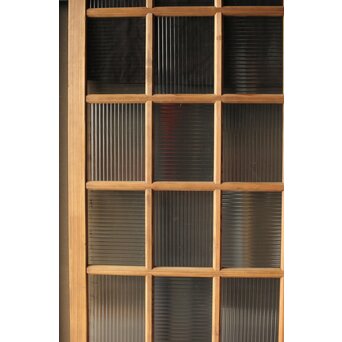 大型建具 市松意匠 モールガラスのガラス戸　GD0140 