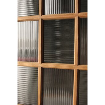 大型建具 市松意匠 モールガラスのガラス戸　GD0140 