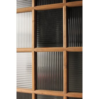 大型建具 市松意匠 モールガラスのガラス戸　GD0140 