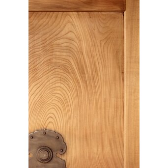 極太框 欅一枚板蔵戸　W082Y 