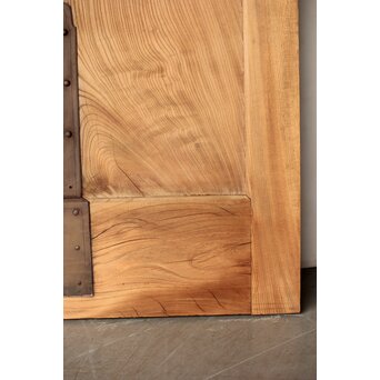 極太框 欅一枚板蔵戸　W082Y 