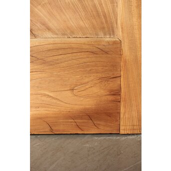 極太框 欅一枚板蔵戸　W082Y 