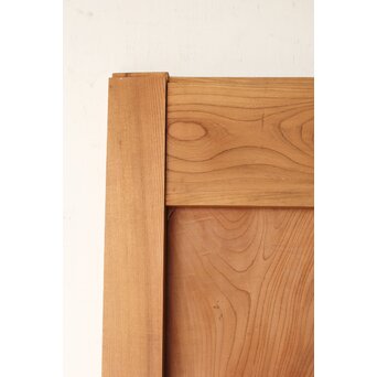 極太框 欅一枚板蔵戸　W082Y 