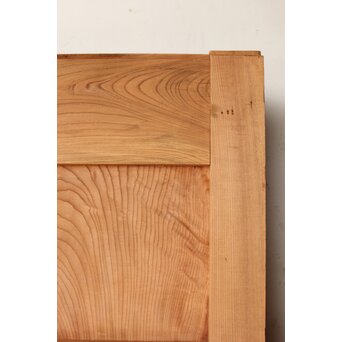 極太框 欅一枚板蔵戸　W082Y 