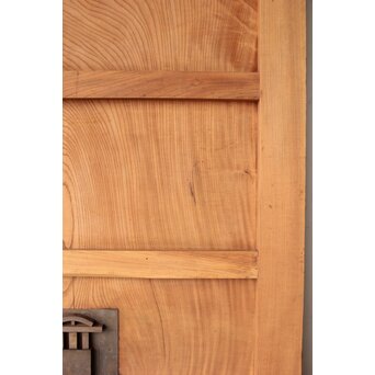 極太框 欅一枚板蔵戸　W082Y 