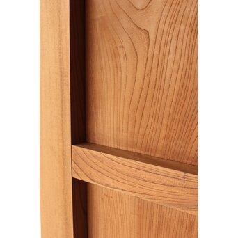 極太框 欅一枚板蔵戸　W082Y 