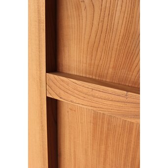 極太框 欅一枚板蔵戸　W082Y 