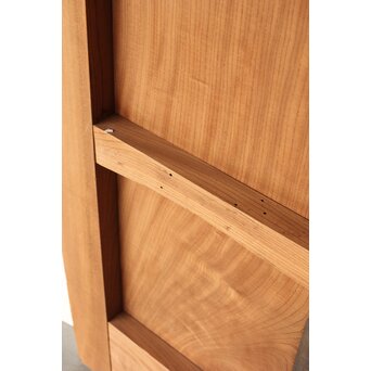 極太框 欅一枚板蔵戸　W082Y 