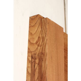 極太框 欅一枚板蔵戸　W082Y 