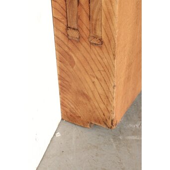 極太框 欅一枚板蔵戸　W082Y 