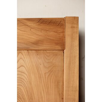 極太框 欅一枚板蔵戸　W082Y 