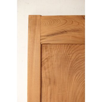 極太框 欅一枚板蔵戸　W082Y 