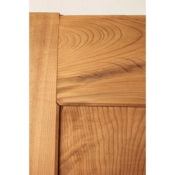 極太框 欅一枚板蔵戸　W082Y 