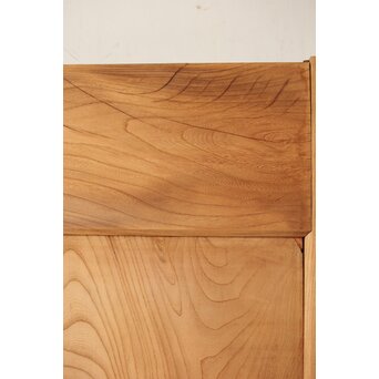 極太框 欅一枚板蔵戸　W082Y 