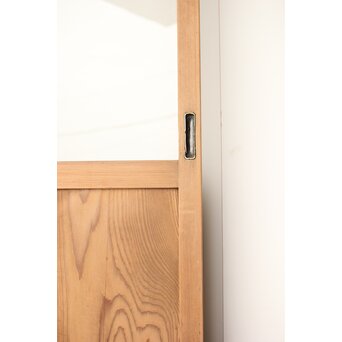 緑色ガラスの白木建具　GD0141 