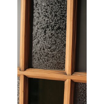 緑色ガラスの白木建具　GD0141 