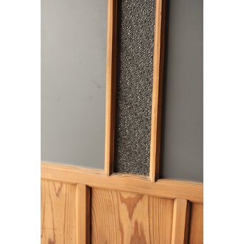 緑色ガラスの白木建具　GD0141 