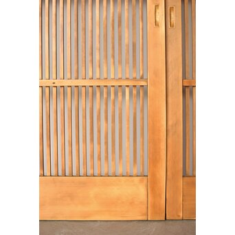 白木格子戸 2枚1組　L1069 