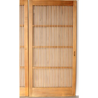 白木格子戸 2枚1組　L1069 