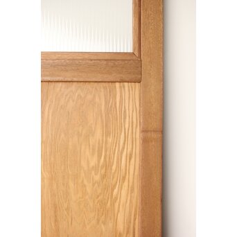 ラワンと合板のモールガラス戸　GD0144 