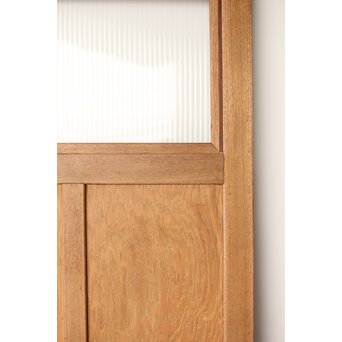 ラワンと合板のモールガラス戸　GD0144 