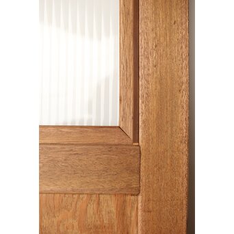 ラワンと合板のモールガラス戸　GD0144 