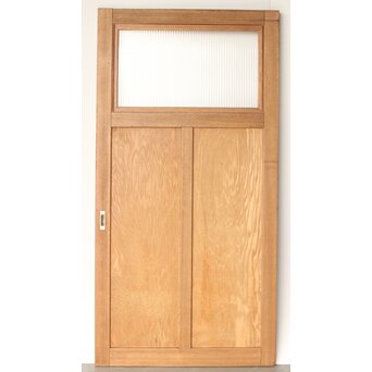 ラワンと合板のモールガラス戸　GD0144