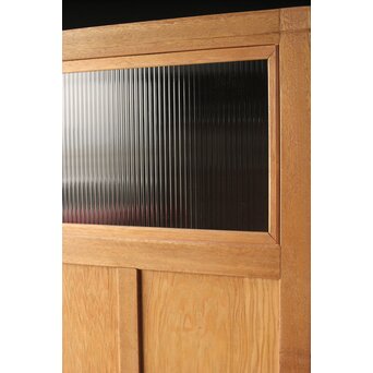 ラワンと合板のモールガラス戸　GD0144 