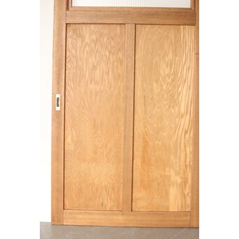 ラワンと合板のモールガラス戸　GD0144 