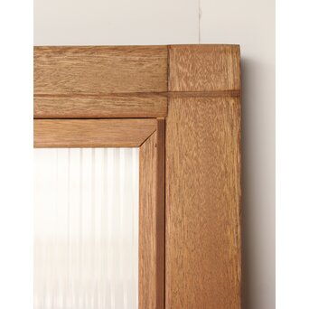 ラワンと合板のモールガラス戸　GD0144 