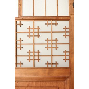 障子戸風 組子ガラス戸 2枚1組　GD0145 